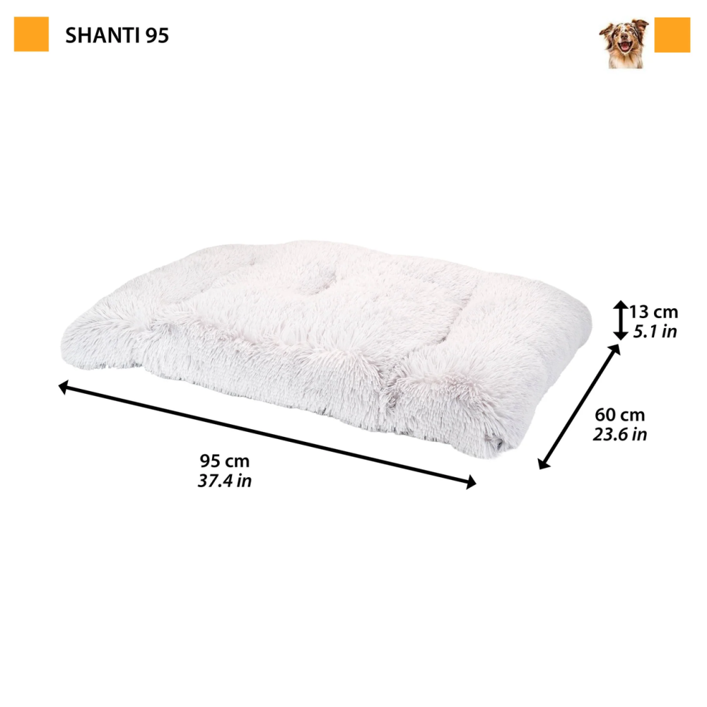 Лежак — подушка для котів і собак Ferplast Shanti (Ферпласт) 95х60х13 см — 95 Запоріжжя - фото 2