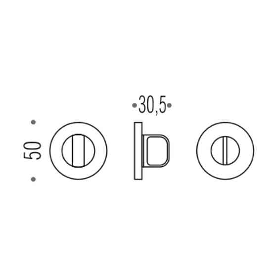 Накладка Colombo FF 19 BZG вж6 хром Slim Київ