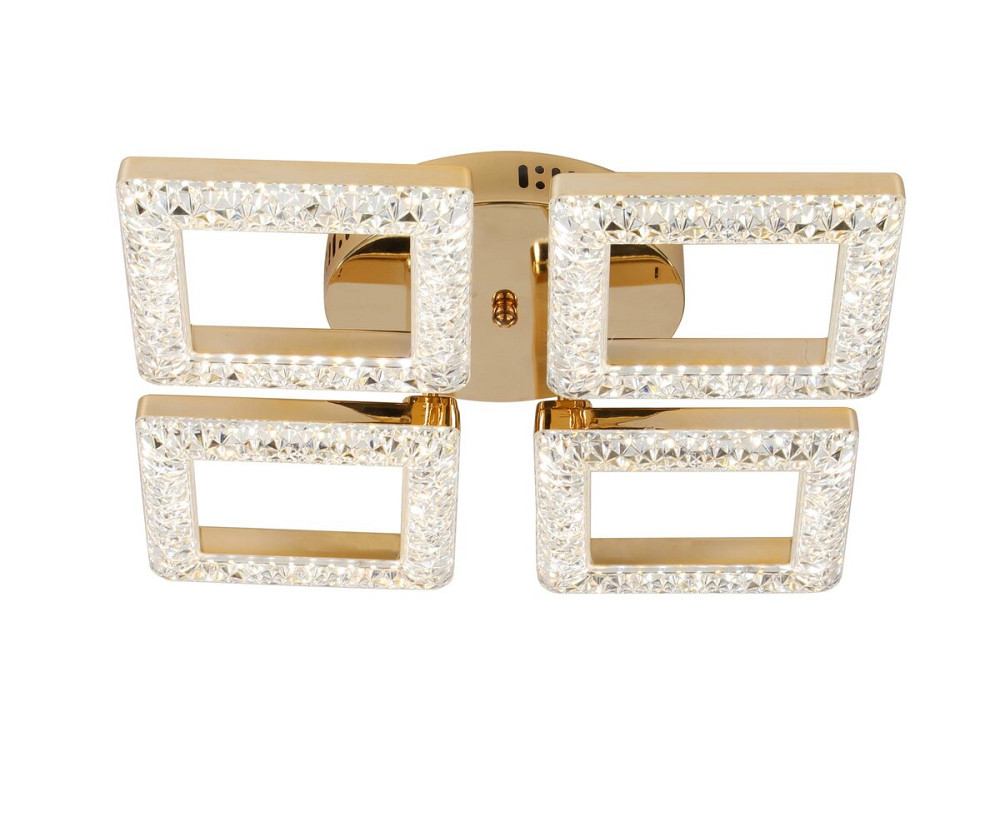 Люстра світлодіодна акрилова Sirius 2726/4 GD 40W*2 Коломия - фото 1