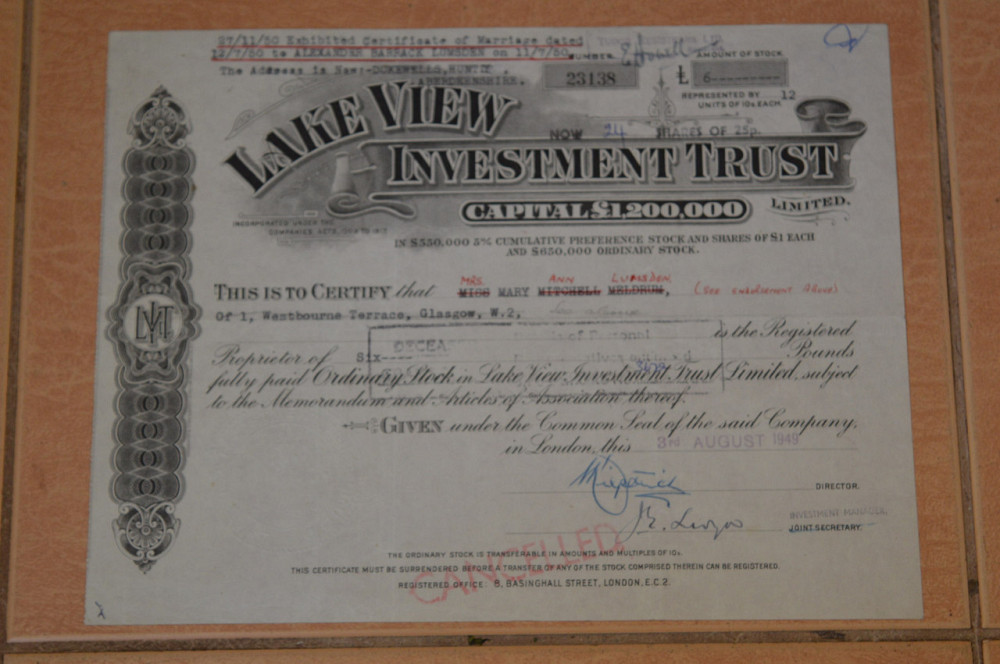 Акция. США. 1949 год №9561 (Б-1) Полтава - изображение 1