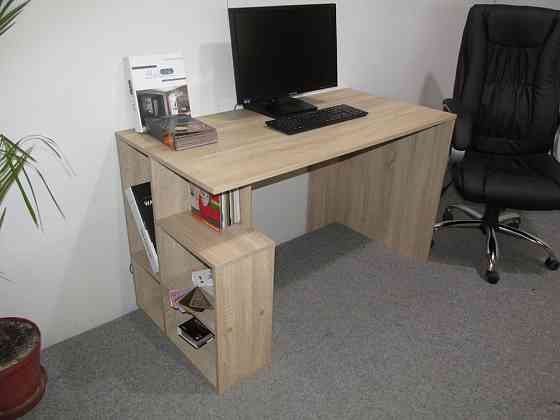 Cтіл письмовий з полицями М-ЗОН Джеко 1200/3 Антрацит (MZN-031024) Львів