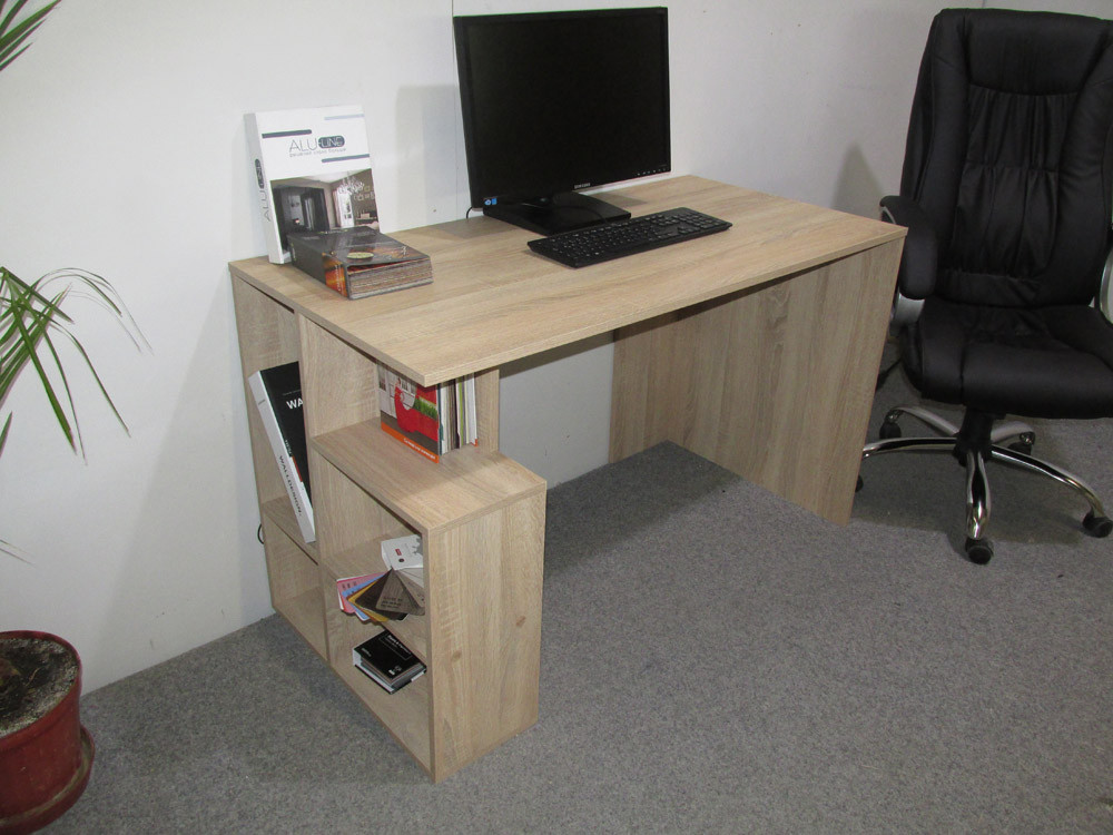 Cтол письменный с полками М-ЗОН Джеко 1200/3 Антрацит (MZN-031024) Львов - изображение 3