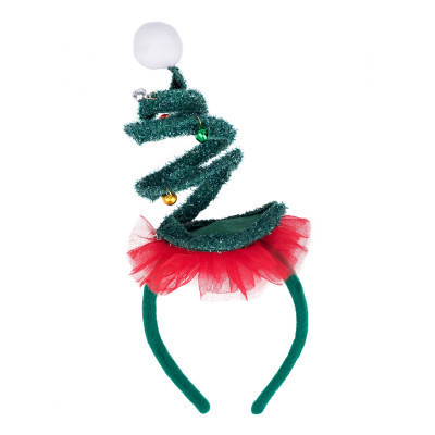 Дитячий обруч для волосся Novogod`ko Мерехтлива ялинка, LED (973746) Вінниця - фото 1