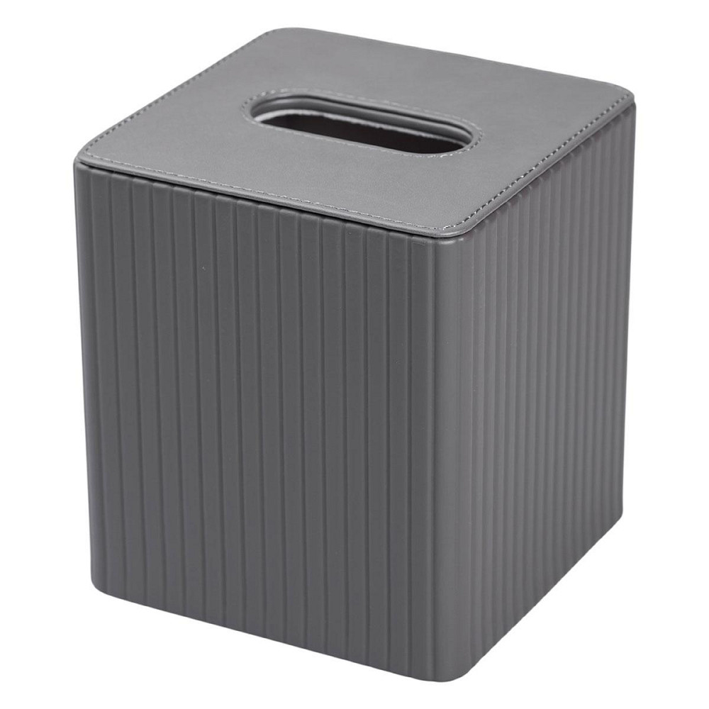 Салфетница настольная из эко-кожи, серый цвет Киев - изображение 3