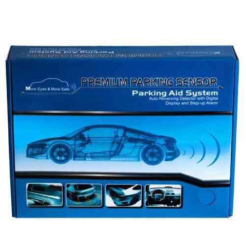 Парктроник Pulso LP-10140 с LED дисплеем и 4 датчиками D=22мм, черный с коннектором Харьков