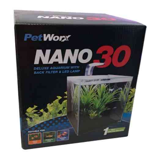 Аквариумный набор PetWorx Nano-30 с оборудованием, 27 л, 30х30х30см Киев