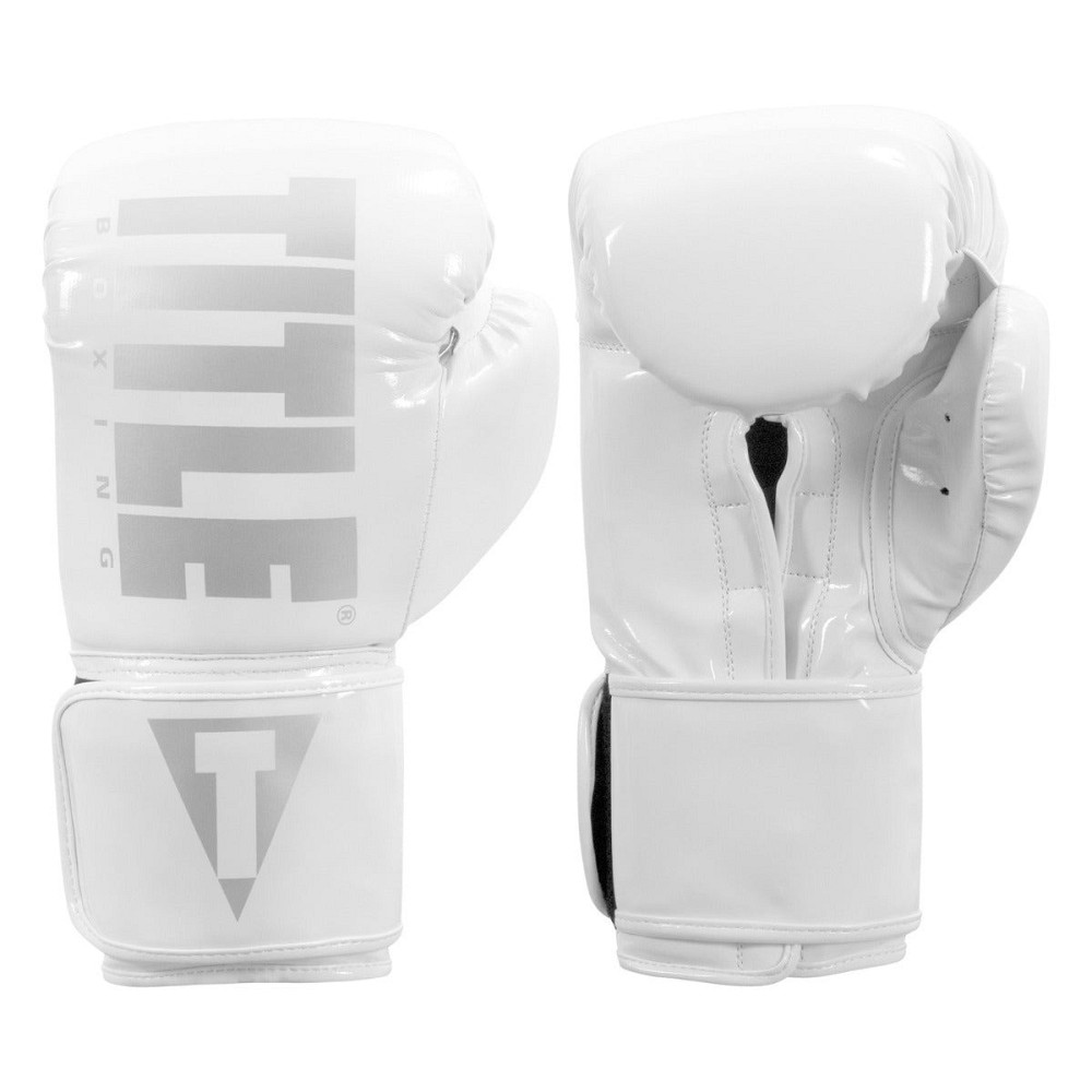 Боксерські рукавиці TITLE Boxing Inferno Intensity Elastic White 18 oz (капа в комплекті) Кам'янське - фото 5