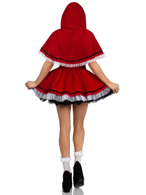 Костюм Червоної Шапочки Leg Avenue Flirty Miss Red Top and Skirt S Львов - изображение 5