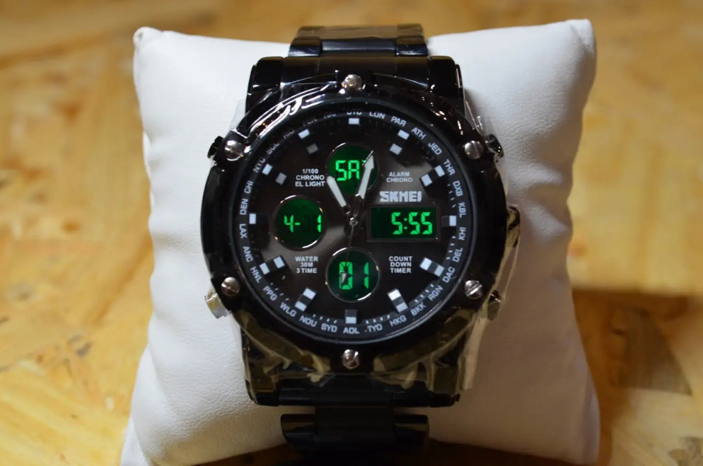 Класичний годинник Skmei 1389 чорні Вінниця - фото 8