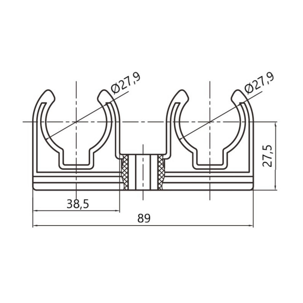 Крепеж PPR Thermo Alliance 25 двойной Киев - изображение 2