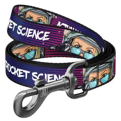 Поводок для собак WAUDOG Nylon "Космос. Ракетобудування" S 15 мм х 122 см (4915-0124) Винница