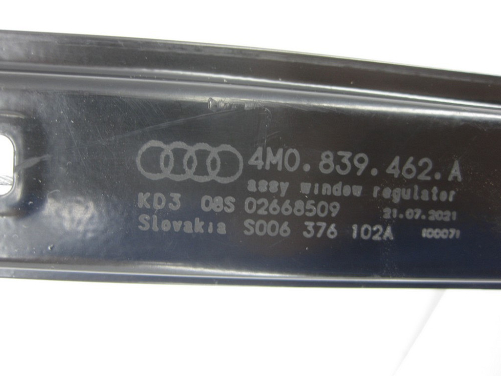 VAG  4M0839462A Склопідйомник задніх правих дверей Одеса - фото 5
