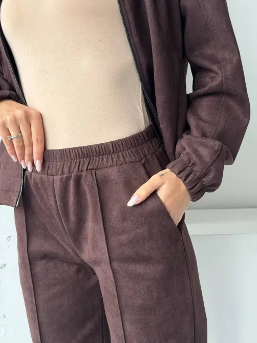 Жіночий костюм із замшу на дайвінгу Одеса - фото 8