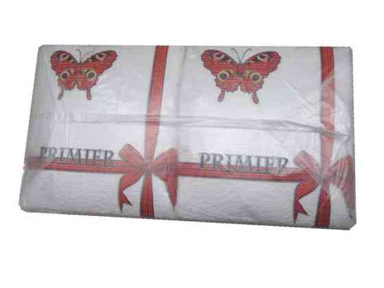 Cалфетки бумажные 50лист Премьер  2-ух слойные  Белая 33х33 (1 пачка) Харьков