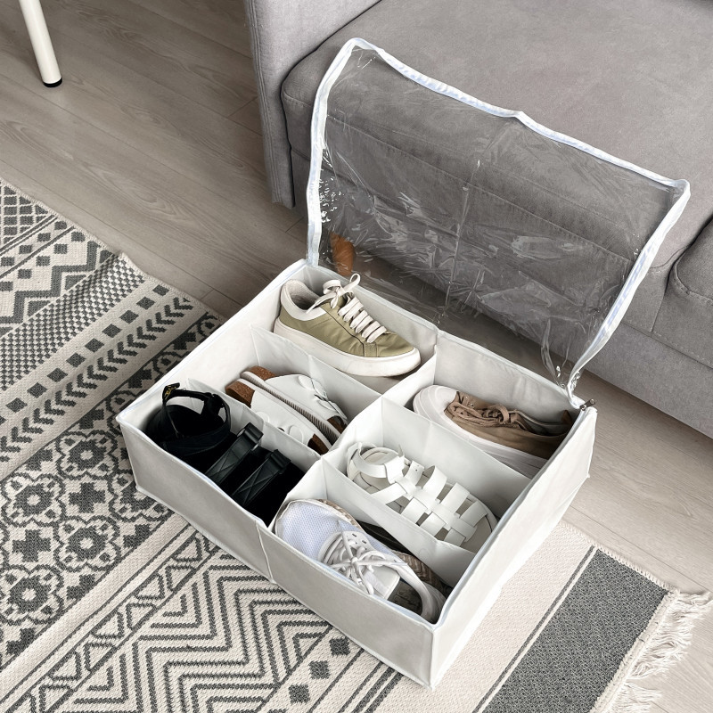 Органайзер для зберігання взуття на 6 пар O-6 (Білий) Суми - фото 3