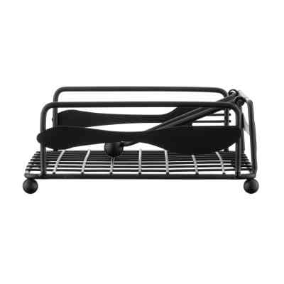 Салфетница Ardesto Midori 18х18х7см, метал, чорний (AR0906B) Винница