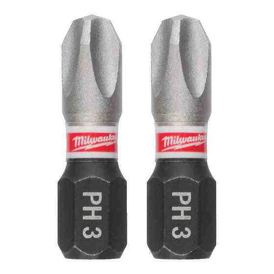 Бита SHOCKWAVE MILWAUKEE, PH3, 25мм, (3шт) Одесса