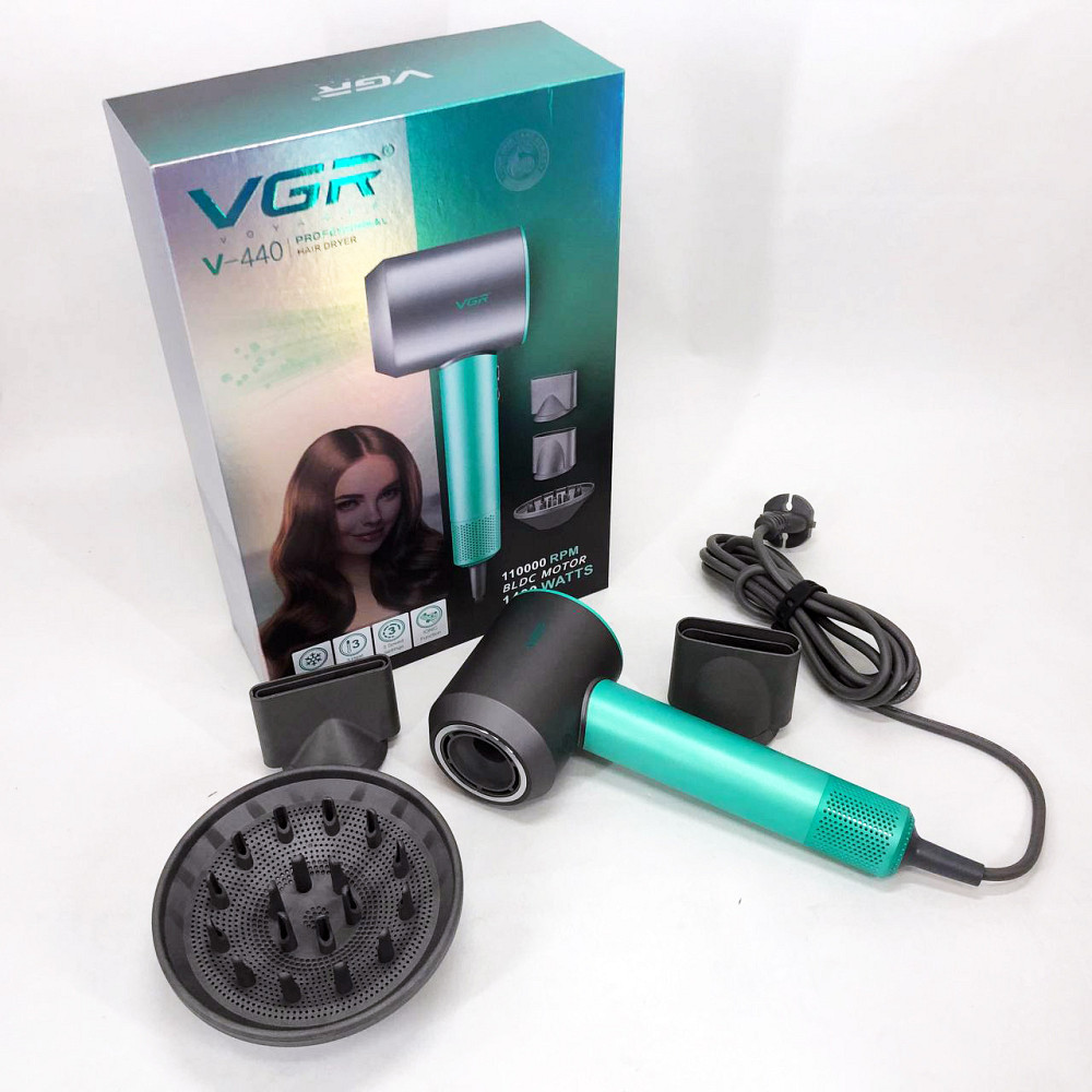 Фен практичный VGR V-440, Электрический фен для профессионального использования Хороший мощный VS-24 Львов - изображение 1