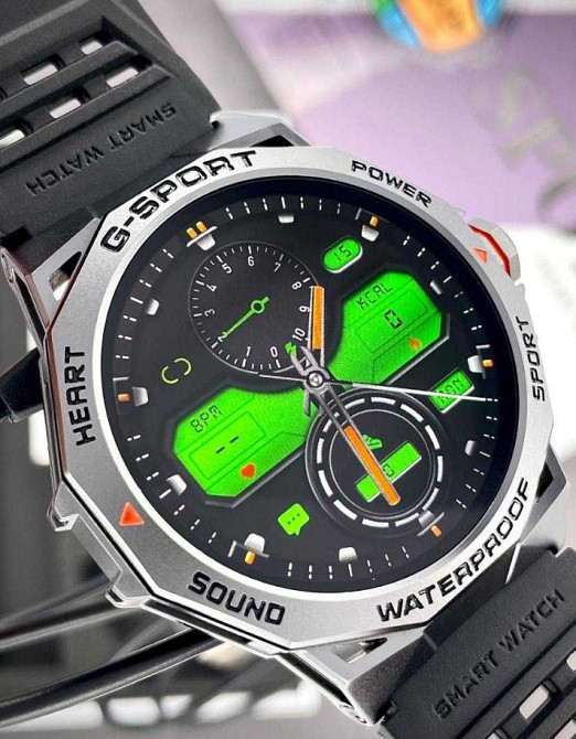 Розумний годинник Modfit Endurance Black з пульсометром вологостійкий. Київ - фото 6