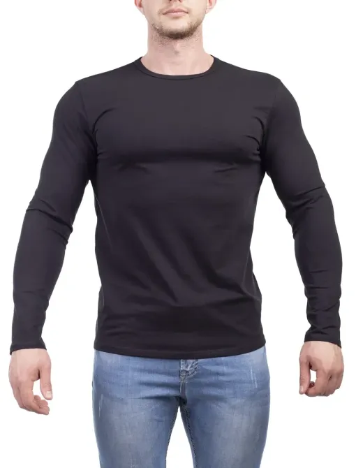 Чоловічий лонгслів із довгим рукавом і з мікроначосом Bono 950111 54 Київ - фото 1