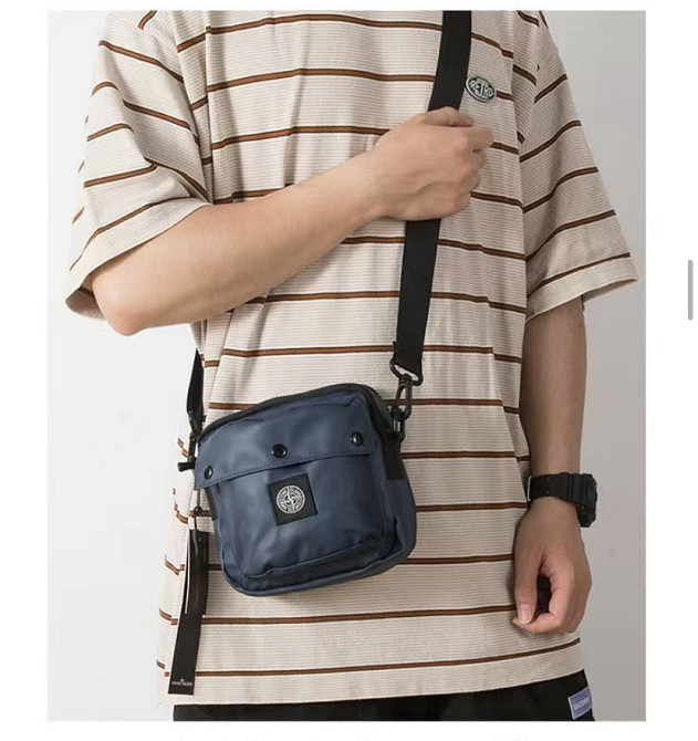 Сумка через плече Stone Island 16x16 синій Запоріжжя - фото 2