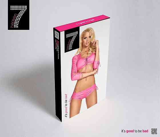 Комплект еротичної білизни, рожевий 7heaven Lima розмір S Sex Aura Київ