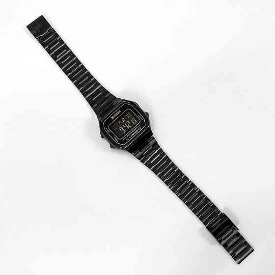 Годинники військові з офіційною гарантією SKMEI 1647BK, Армійський NO-823 годинник протиударний Київ