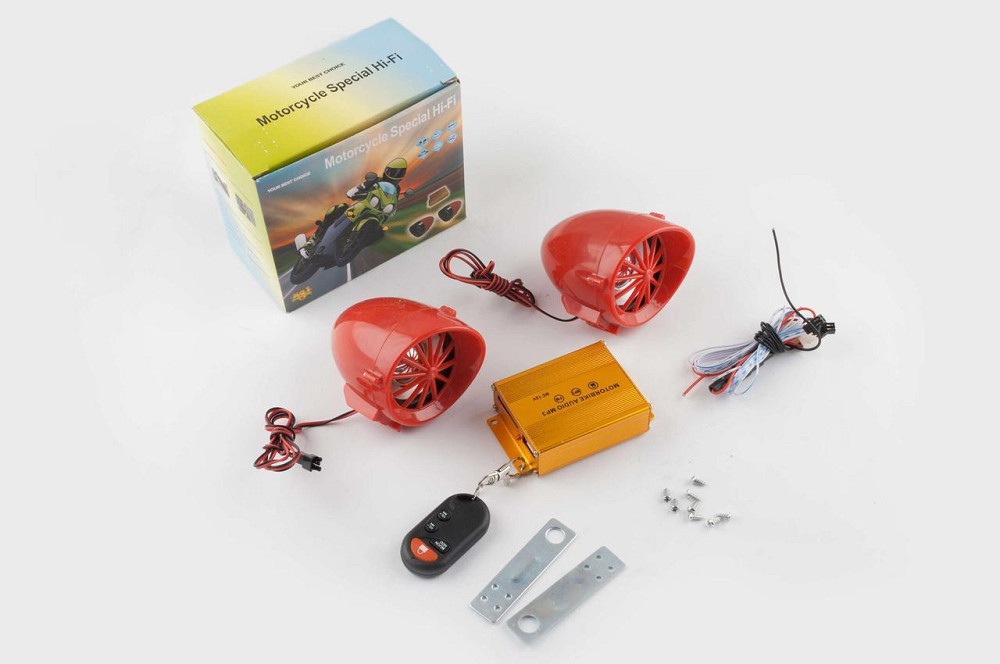 Аудиосистема (3.5, красная, подсветка, сигн., МР3//SD/USB, ПДУ, разъем ППДУ 3K) Мукачево - изображение 1