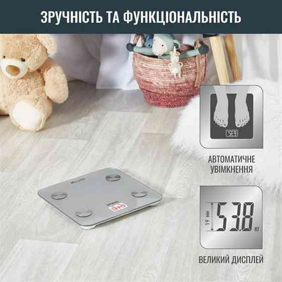 Ваги підлогові Tefal Goodvibes Life BM9600S1 ( Сріблястий ) Харків