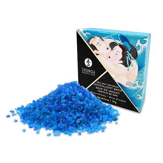 Соль для ванны Shunga Moonlight Bath – Ocean Breeze (75 гр), соль Мертвого моря, аромамасла Sex Aura Киев