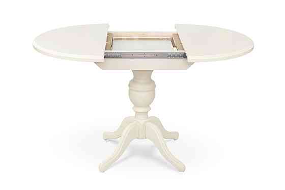 Стіл обідній Гермес Д=89 ( +38 ), ваніль Киев