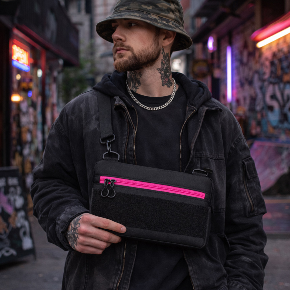 Чоловіча портативна сумка через плече, Армійська військова сумка на ногу, Чоловічі сумки через плече QO-63 Львів - фото 14