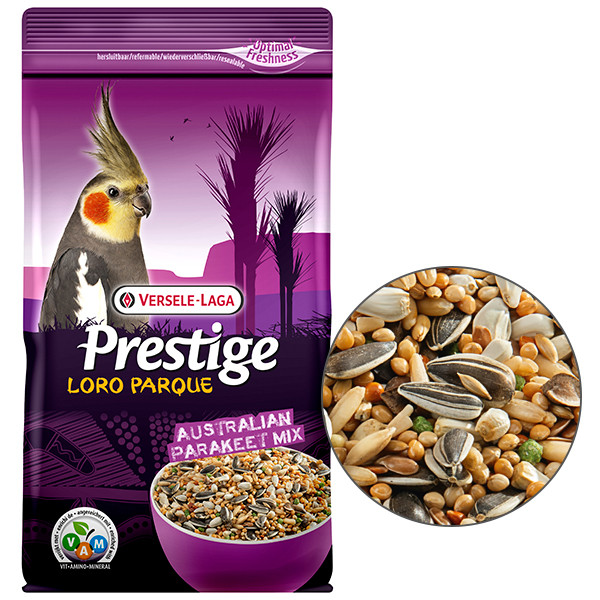 Versele-Laga Prestige Loro Parque Australian Parakeet Mix ВЕРСЕЛЕ-ЛАГА ПРЕСТИЖ ЛОРО ПАРК АВСТРАЛИЙСКИЙ ДЛИННОХВОСТЫЙ ПОПУГАЙ полнорационный корм для п Киев - изображение 1