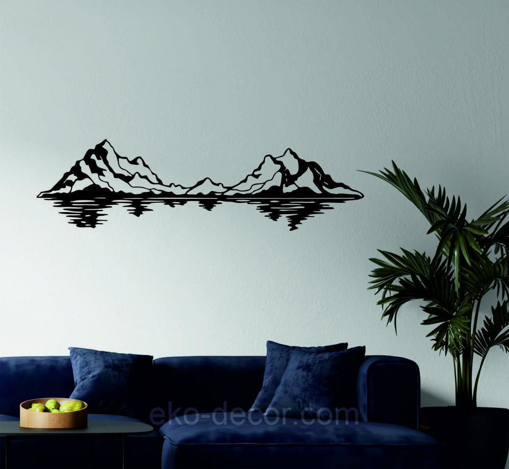 Декоративне настінне Панно «Гори», Декор на стіну Київ - фото 2