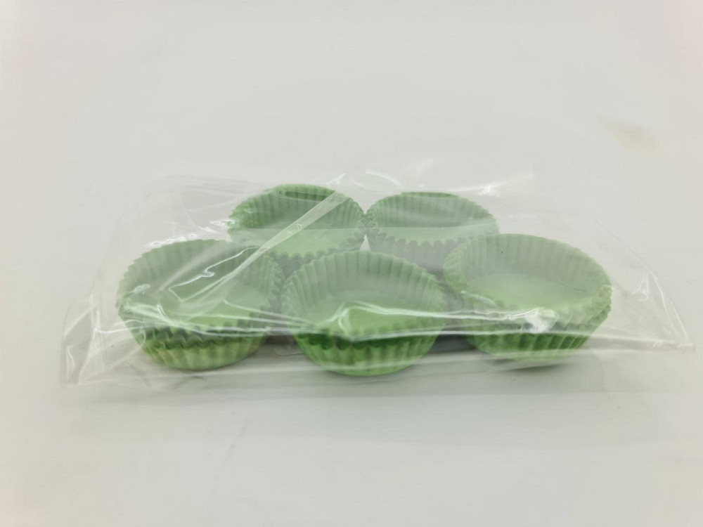 Тартолетка для кексів "Кругла зелена"D30 H9,5 (100шт)/3а/ (1 уп.) Харків - фото 2