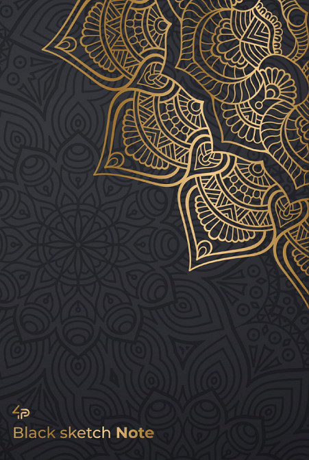 Блокнот TM 4Profi "Black sketch note" mehndi А5, шт Київ - фото 1
