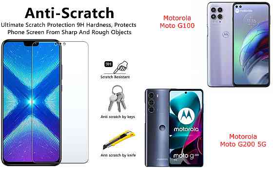 Защитное стекло NeoGlass для Motorola Moto G100, Moto G200 5G – ультрапрозрачное и устойчивое Киев