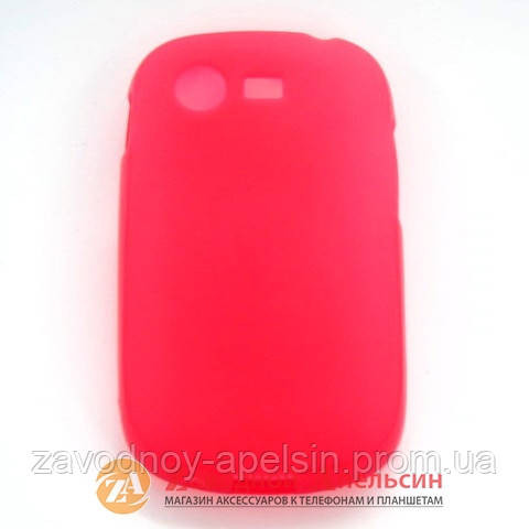 Samsung S5280 S5282 чехол силиконовый (красный) Одесса - изображение 1