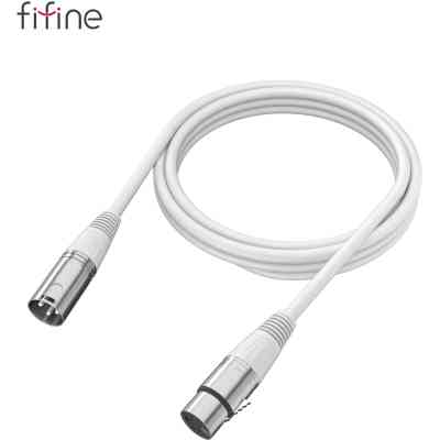 Мікрофонний кабель Fifine XLR Male to Female White 1.8 м (L9CW) Вінниця