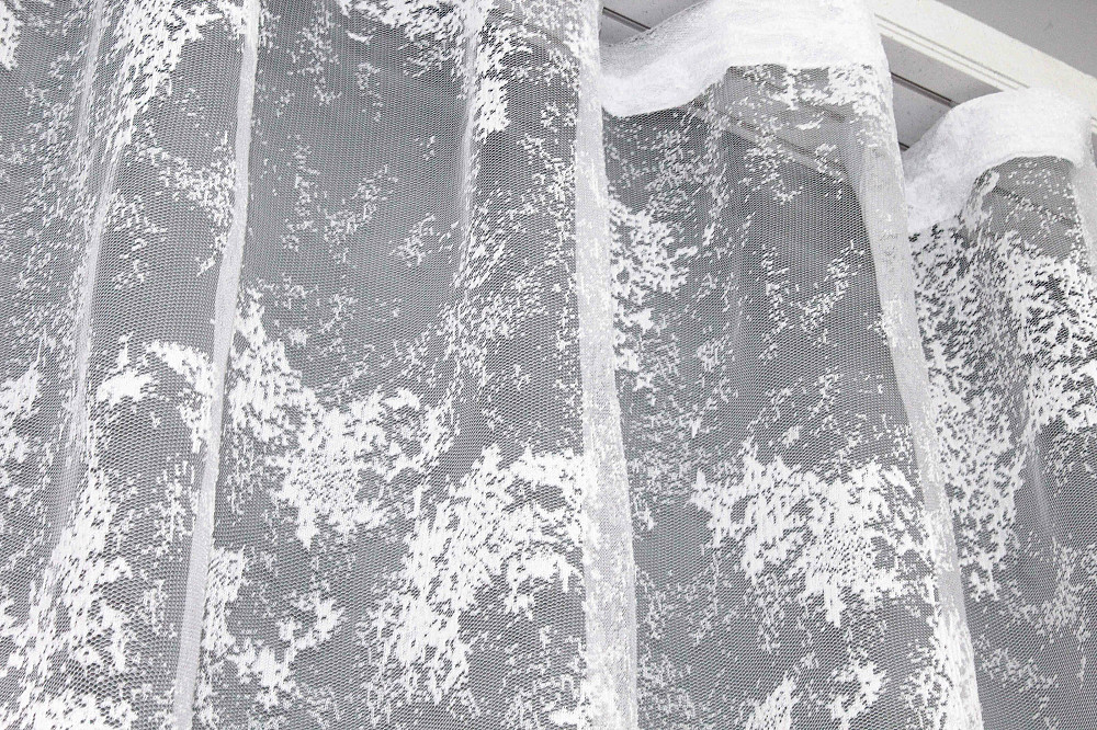 Тюль VR-Textil 1368т Мармур Al-1 Жакард Білий 400х270 см (43-116) Київ - фото 7