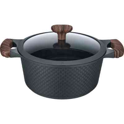 Кастрюля Resto Ran чорна 24 см 4,2 л (93903) Винница