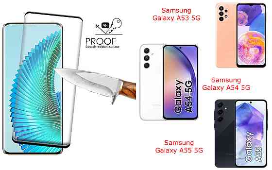 Захисне скло HyperGlass Pro для Samsung Galaxy A53 5G, Galaxy A54 5G, Galaxy A55 5G – максимальна чутливість та захист Київ