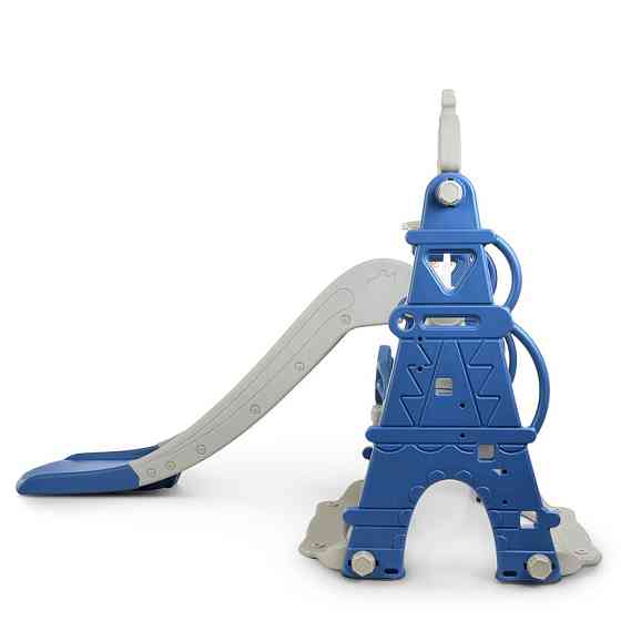 Дитяча гірка-гойдалка CASTLE-4 кільце баскетбольне Вінниця