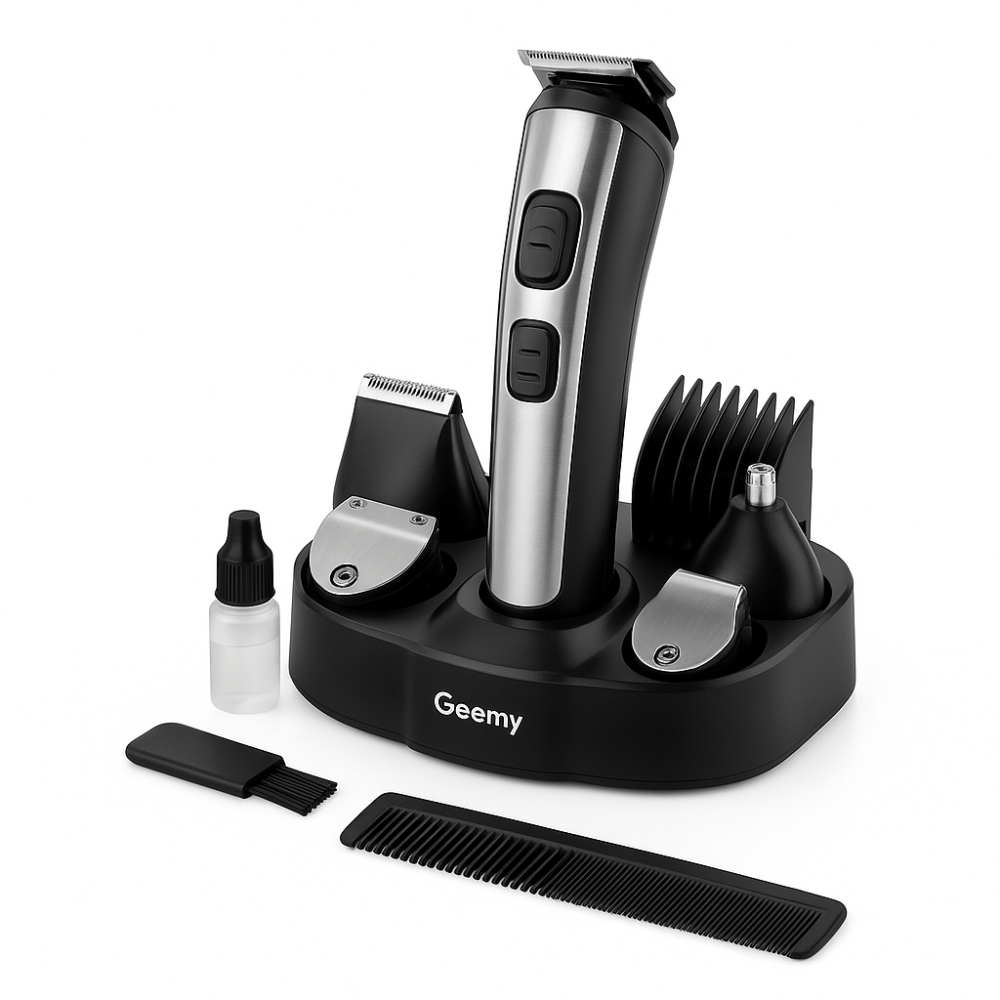 Мужской триммер для окантовки GEMEI, Машинка для стрижки короткой стрижки Электромашинка волос VE-92 Львов - изображение 17