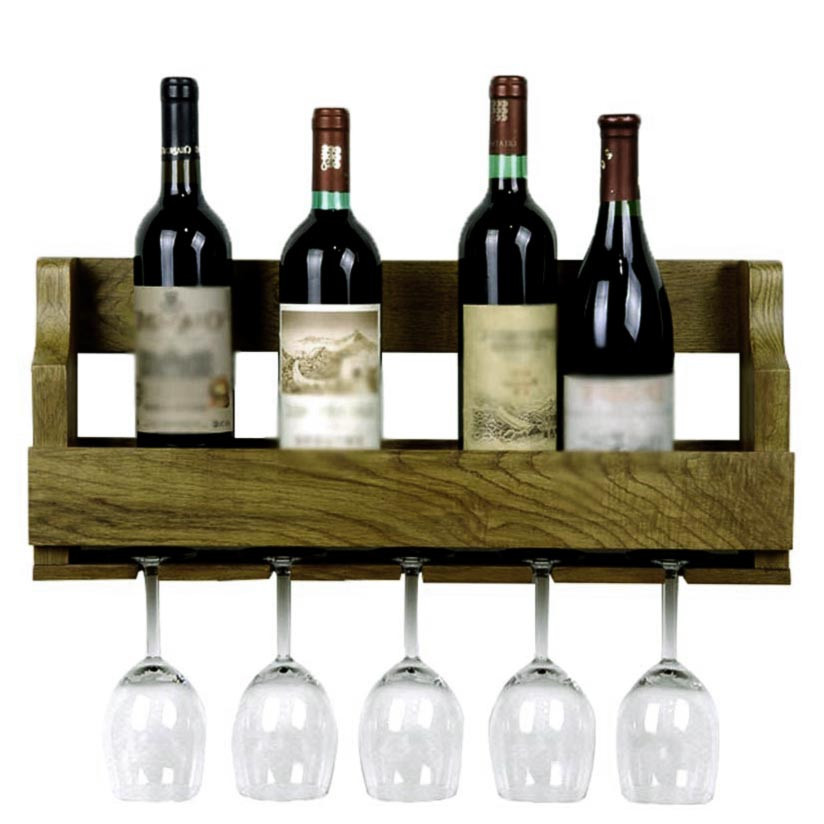 Настенная винная полка 