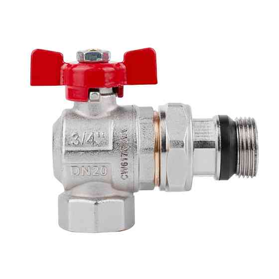 Кран кульовий Icma FAR. ROSSA 3/4" кутовий No362 Київ