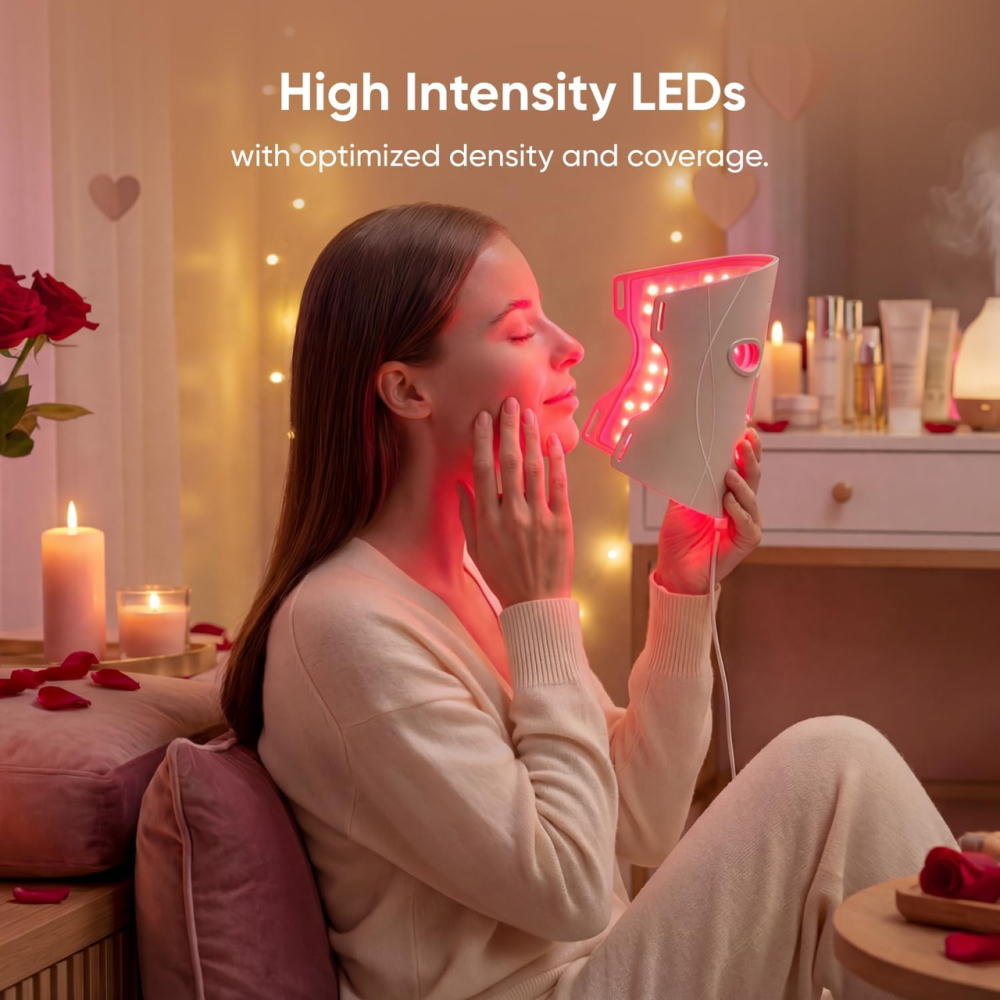 Уценка LED-маска для лица Nanoleaf: светодиодная терапия 7 режимов, одобрено FDA, аккумуляторная — от акне и морщин Киев - изображение 13
