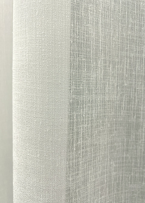 Тюль VR-Textil 2042т Льон Шліфований однотонний з відблиском Кремовий 400х270 см (42-1157) Київ - фото 5