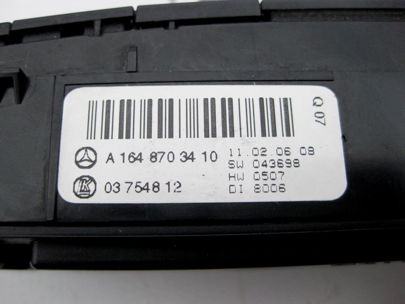 Mercedes-Benz  A1648703410 Блок кнопок аварійки, "ESP", "DSR" ML W164 GL X164 Одеса - фото 3