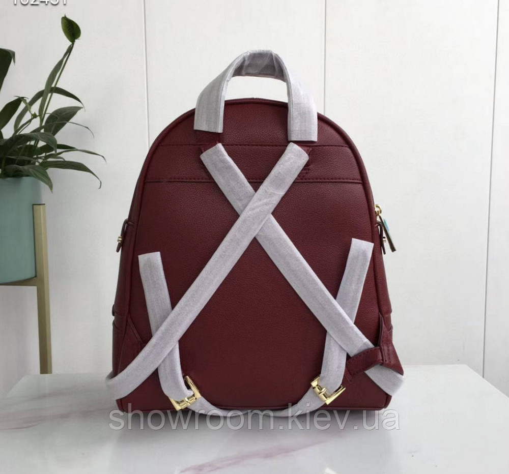 Женский рюкзак Michael Kors Rhea Zip G Bordeaux Lux Киев - изображение 3